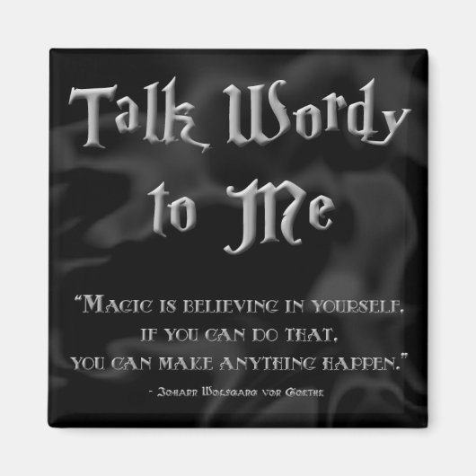 TWtM Magic Goethe Magnet (Voorkant)