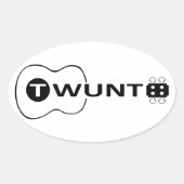 TWUNT-cadeautjes Ovale Sticker (Voorkant)