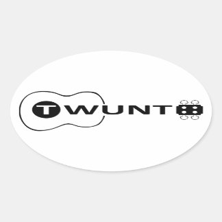 TWUNT-cadeautjes Ovale Sticker