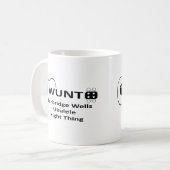 TWUNT-logo met woorden Koffiemok (Voorkant links)