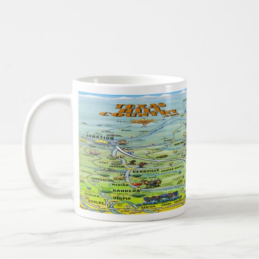 TX Hill Country Cartoon Map Koffiemok (Links)