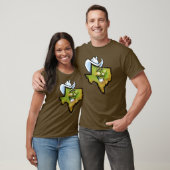 TX Hill Country Cartoon Map T-shirt (Unisex)