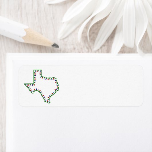 TX kerstlampetiket Etiket (Insitu)