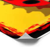 TX LadyBugs-Poster met Kat Bug Poster (Hoek)