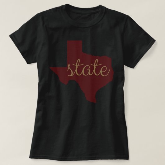 TX State Bobcats Shirt Texas State Bobcats Fan Log (Design voorkant)
