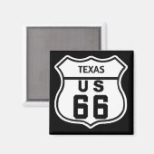 TX US ROUTE 66 MAGNEET (Voorkant / Achterkant)
