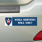 TXSG blijft nog steeds dienstdoen!Wil je? Bumpersticker (Op auto)