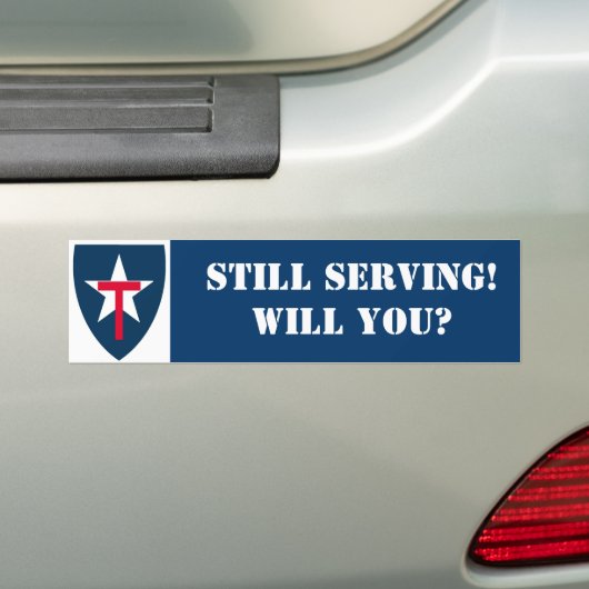 TXSG blijft nog steeds dienstdoen!Wil je? Bumpersticker (Op auto)