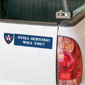 TXSG blijft nog steeds dienstdoen!Wil je? Bumpersticker (Op Truck)
