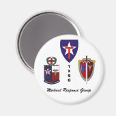 TXSG Medische Respons Groep Magneet (Voorkant / Achterkant)