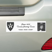 TXSG Oom Sam Houston, Sinds 1835 Bumpersticker (Op auto)