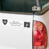 TXSG Oom Sam Houston, Sinds 1835 Bumpersticker (Op Truck)