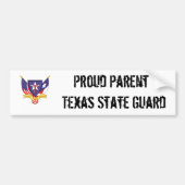 txsg trotse " texas " - staatsgarde bumpersticker (Voorkant)
