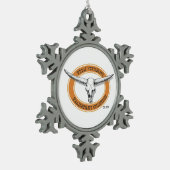 TXVP-ornament Tin Sneeuwvlok Ornament (Links)