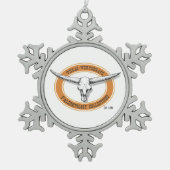 TXVP-ornament Tin Sneeuwvlok Ornament (Voorkant)