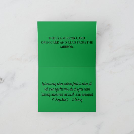 TY 001 - Iemand speciaal Bedankkaart (Binnen)