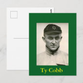 Ty Cobb-Briefkaart Briefkaart (Voorkant / Achterkant)