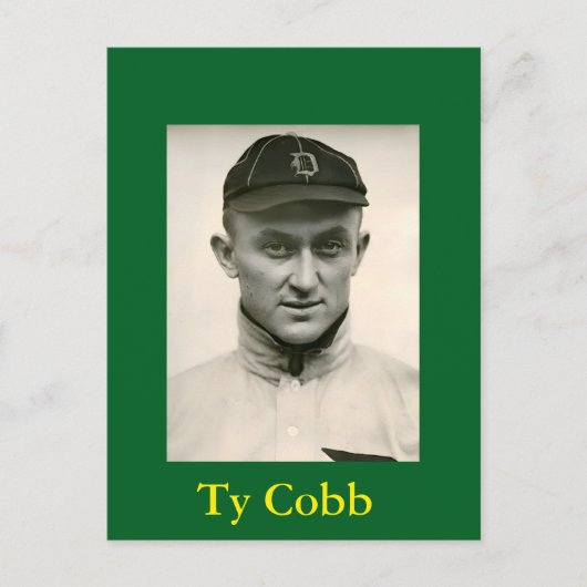 Ty Cobb-Briefkaart Briefkaart (Voorkant)