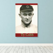 Ty Cobb Canvas Afdrukken (Insitu (Houten vloer))