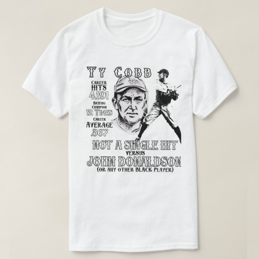 Ty Cobb T-Shirt (Design voorkant)