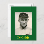 Ty Cobb Wall Art Tapestery Briefkaart (Voorkant / Achterkant)