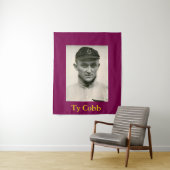 Ty Cobb Wall Art Tapestery Wandkleed (In situ)