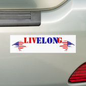 TY Elon LIVELONG Absolute Vrij-sprekersvlag Bumpersticker (Op auto)