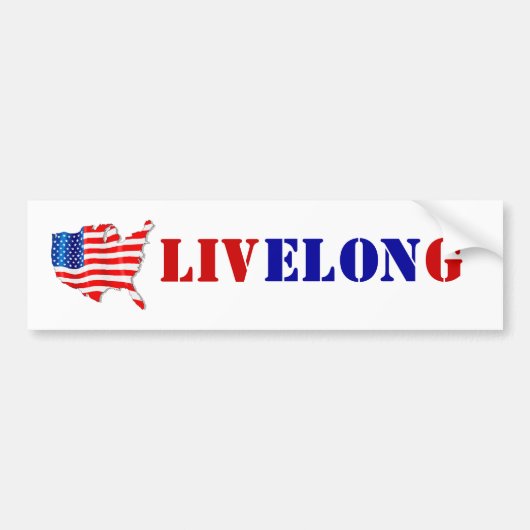 TY Elon LIVELONG steunt Absolute Vrij Toespraak Vl Bumpersticker (Voorkant)