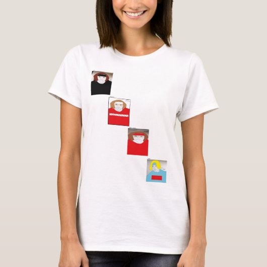 Ty, Gabriel, John James, and Nick Drawing T-shirt (Voorkant)