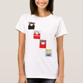 Ty, Gabriel, John James en Nick tekeningen T-shirt