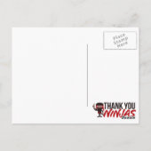 TY Ninjas Briefkaarten (Achterkant)