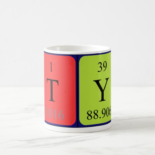 Ty periodieke lijstnaam mok (Center)