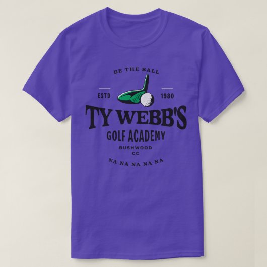 Ty Webbs Golf Academy EST 1980 T-shirt (Design voorkant)