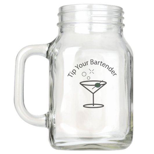TYB Martini Logo Mason Jar (Achterkant)