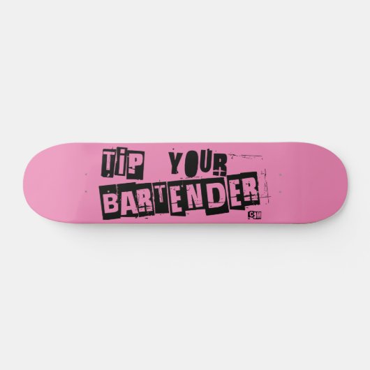 TYB Pink Punker Persoonlijk Skateboard (Horizontaal)
