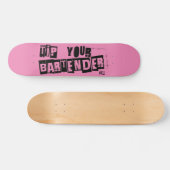 TYB Pink Punker Persoonlijk Skateboard (Horizontaal)