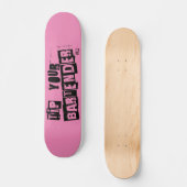 TYB Pink Punker Persoonlijk Skateboard (Voorkant)