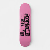 TYB Pink Punker Persoonlijk Skateboard (Voorkant)