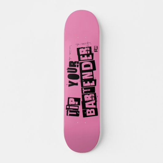 TYB Pink Punker Persoonlijk Skateboard (Voorkant)