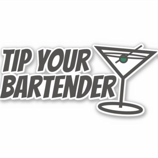 TYB Tipsy Sticker (Voorkant)