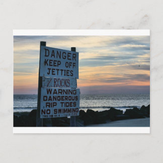 Tybee Beach Savannah, GA Briefkaart