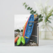 Tybee Canoes Briefkaart (Staand voorkant)