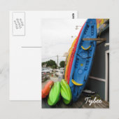 Tybee Canoes Briefkaart (Voorkant / Achterkant)