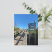 Tybee Island 15th Street Beach Briefkaart (Staand voorkant)