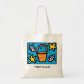TYBEE ISLAND BEACH BAG TOTE BAG (Voorkant)