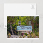 Tybee Island Beach Briefkaart (Voorkant / Achterkant)