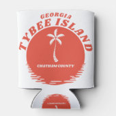 Tybee Island Chatham County Georgia Blikjeskoeler (Achterkant)