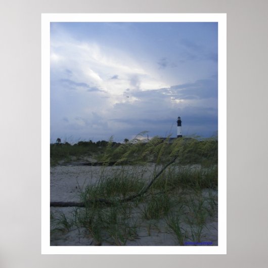 Tybee Island Evening Poster (Voorkant)