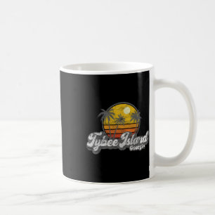 Tybee Island Ga Retro 70's Surfer Gift Koffiemok