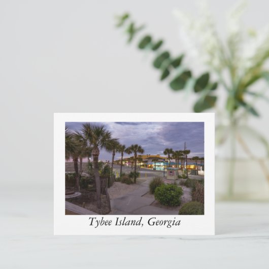 Tybee Island Georgia Briefkaart (Staand voorkant)